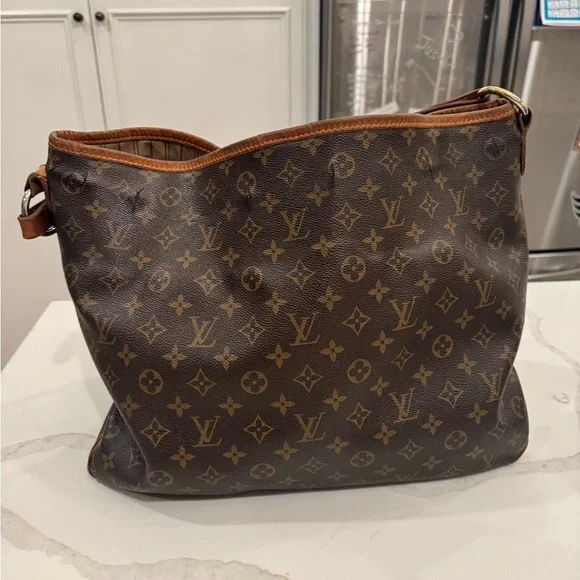 Louis Vuitton Large Delightful PM Brown Monogram Hobo Bag - Picture 5 of 14
